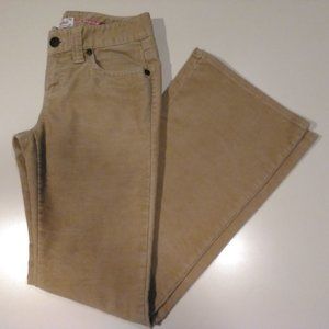 Aeropostale Tan Corduroy Wide Leg Pants Size 1/2